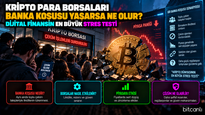 Kripto Para Borsaları Banka Koşusu Yaşarsa Ne Olur? Dijital Finansın En Büyük Stres Testi